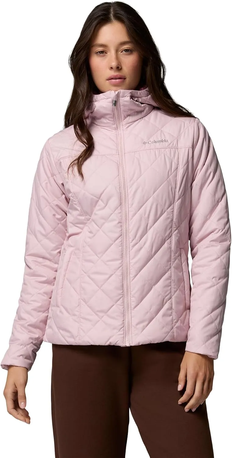 Columbia Women's Copper Crest II Hooded Jacket in Mineral Pink