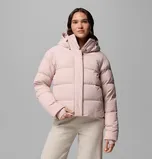 Columbia Amaze Puff Hooded Jacket in Mineral Pink