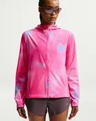 Nike Swift Repel Packable Running Jacket in Hyper Pink