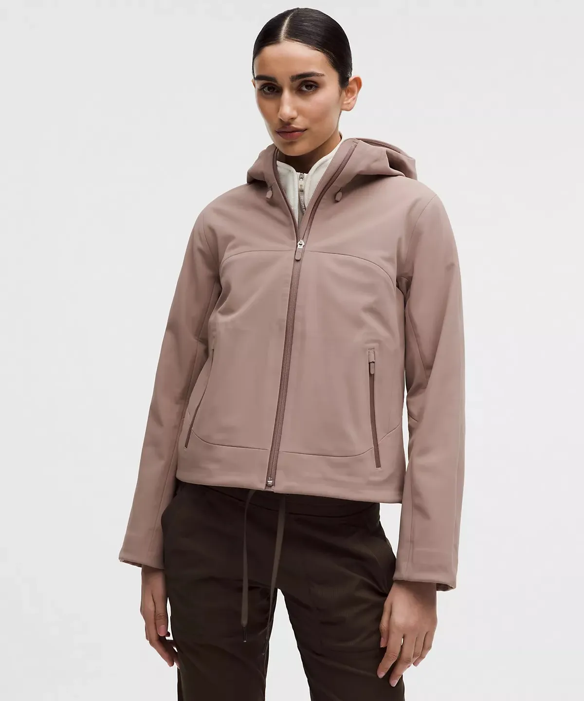 lululemon Women's Cross Chill City-to-Trail Jacket in Ashen Rose