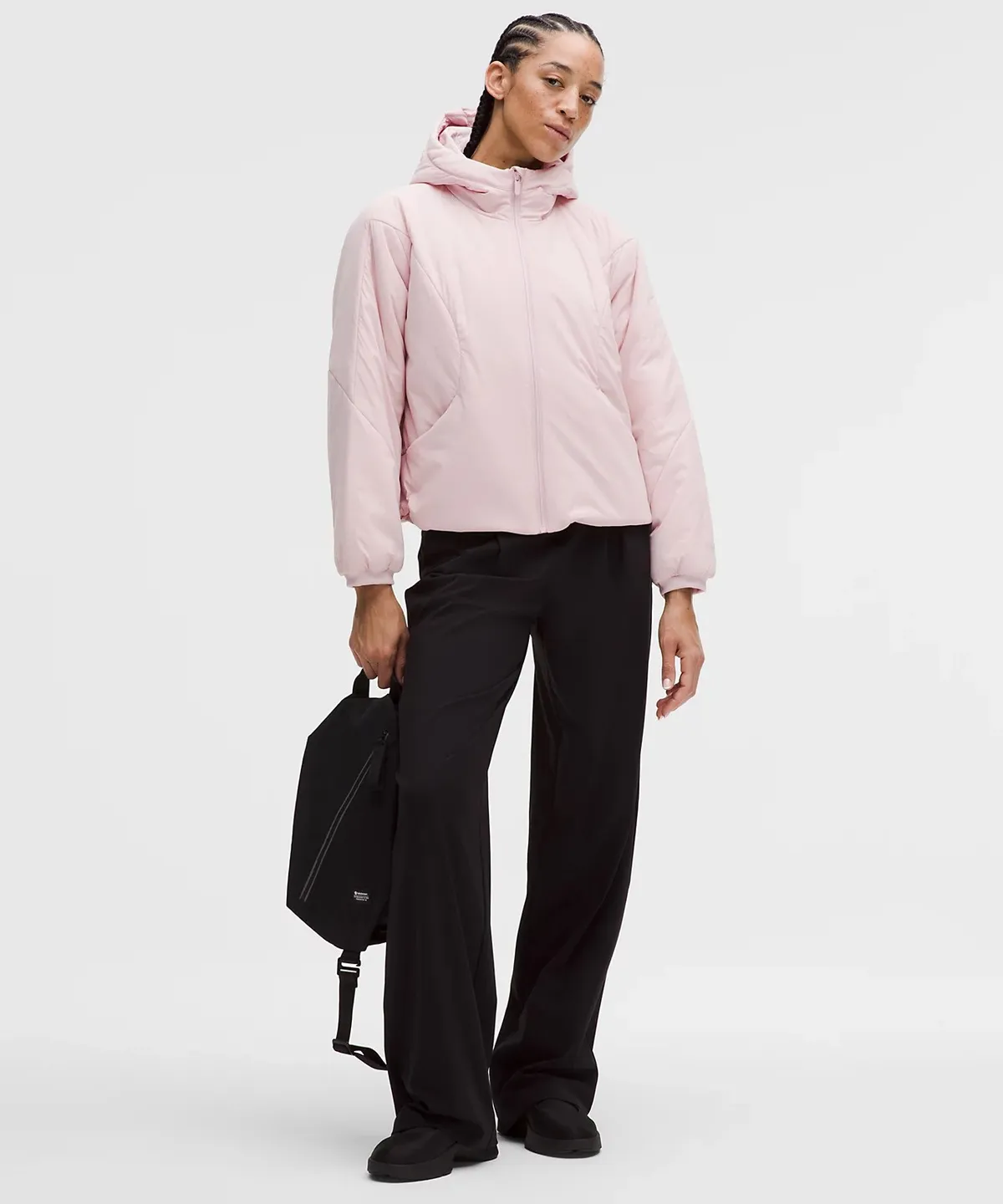 lululemon Water-Resistant Insulated Hooded Jacket in Porcelain Pink