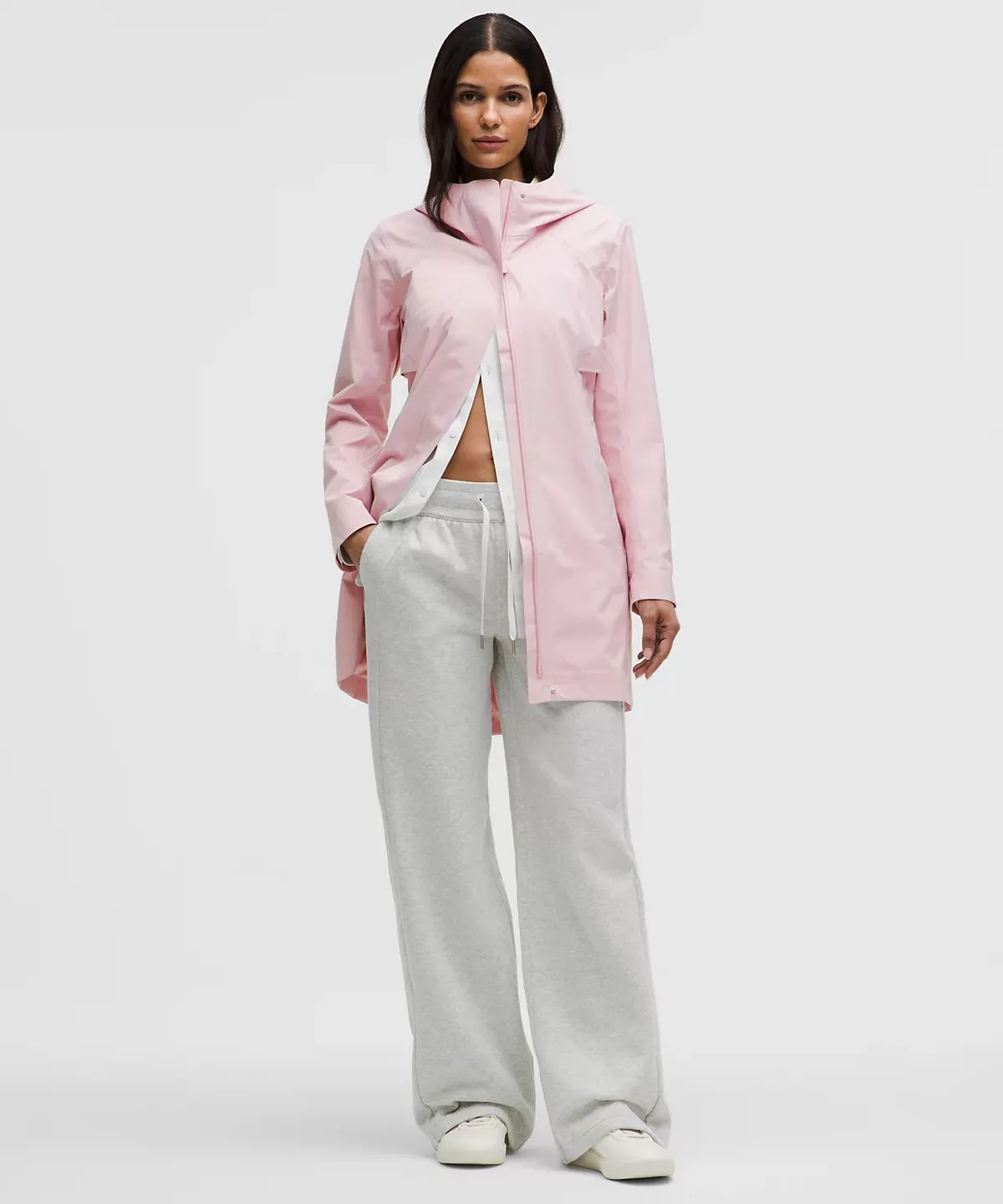 lululemon Rain Rebel Waterproof Jacket in Porcelain Pink
