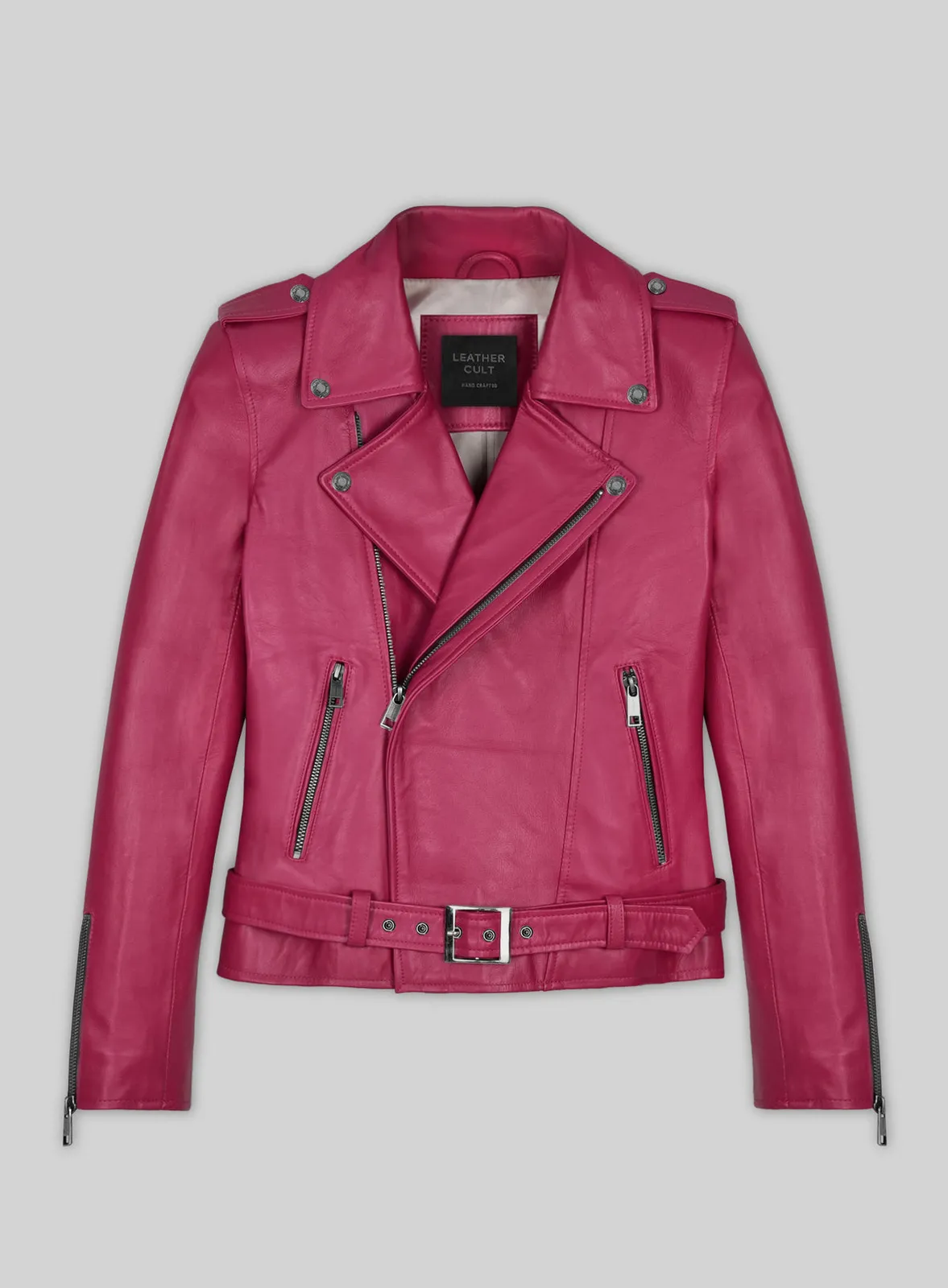 LeatherCult Gwen Stefani Leather Jacket in Pink (collection sample)