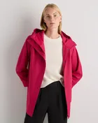 Quince Weather Proof Oversized Rain Jacket in Amaranth Pink