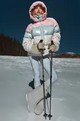 LoveShackFancy BOGNER FIRE+ICE x LoveShackFancy Vally-D Jacket in PINK CLOUDS