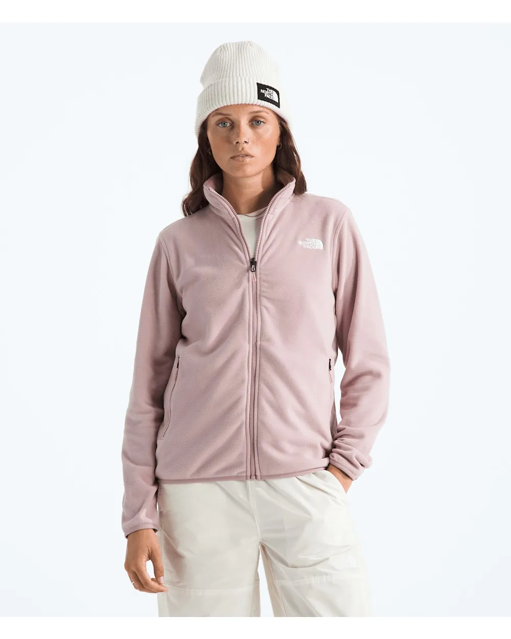 The North Face Women’s Glacier Fleece Jacket in Metal Pink