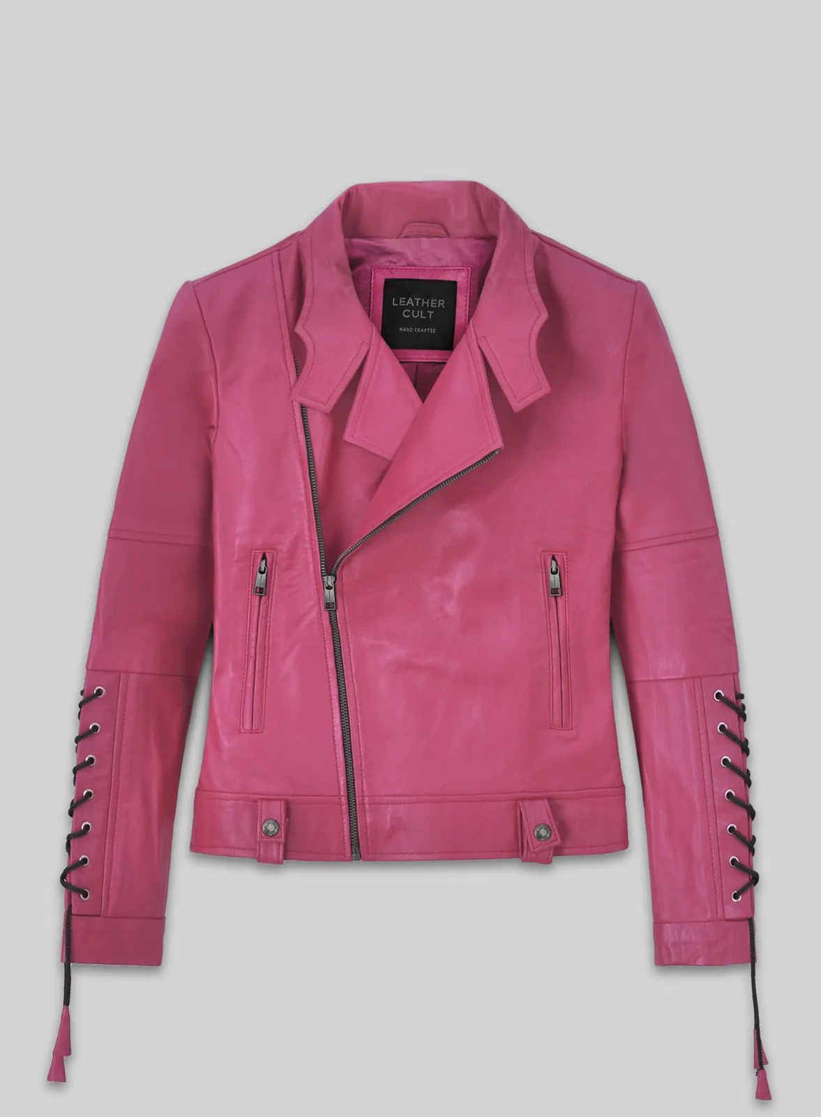 LeatherCult Leather Jacket # 511 in Pink (collection sample)
