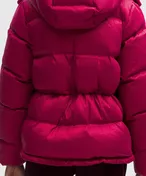 Wunder Puff 600-Down-Fill Jacket Shine in Berry Rumble