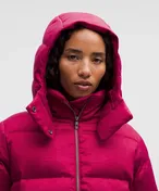 Wunder Puff 600-Down-Fill Jacket Shine in Berry Rumble