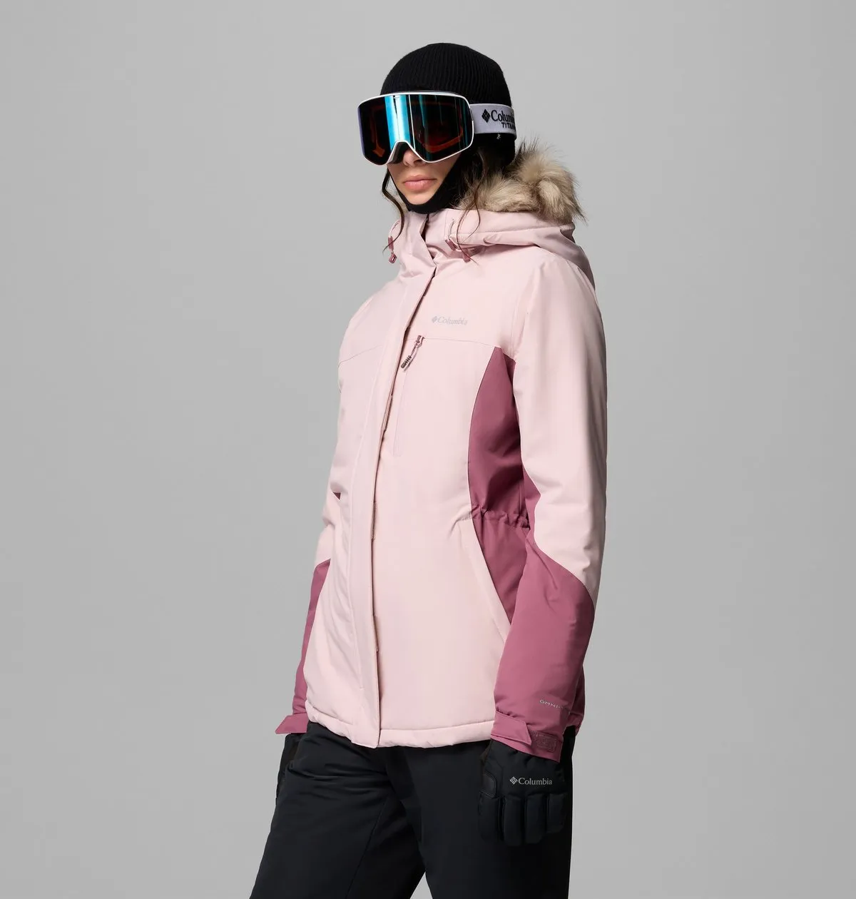 Ava Alpine II Insulated Jacket in Mineral Pink, Antique Mauve