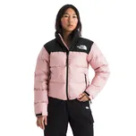 Women’s 1996 Retro Nuptse Jacket in Metal Pink / TNF Black
