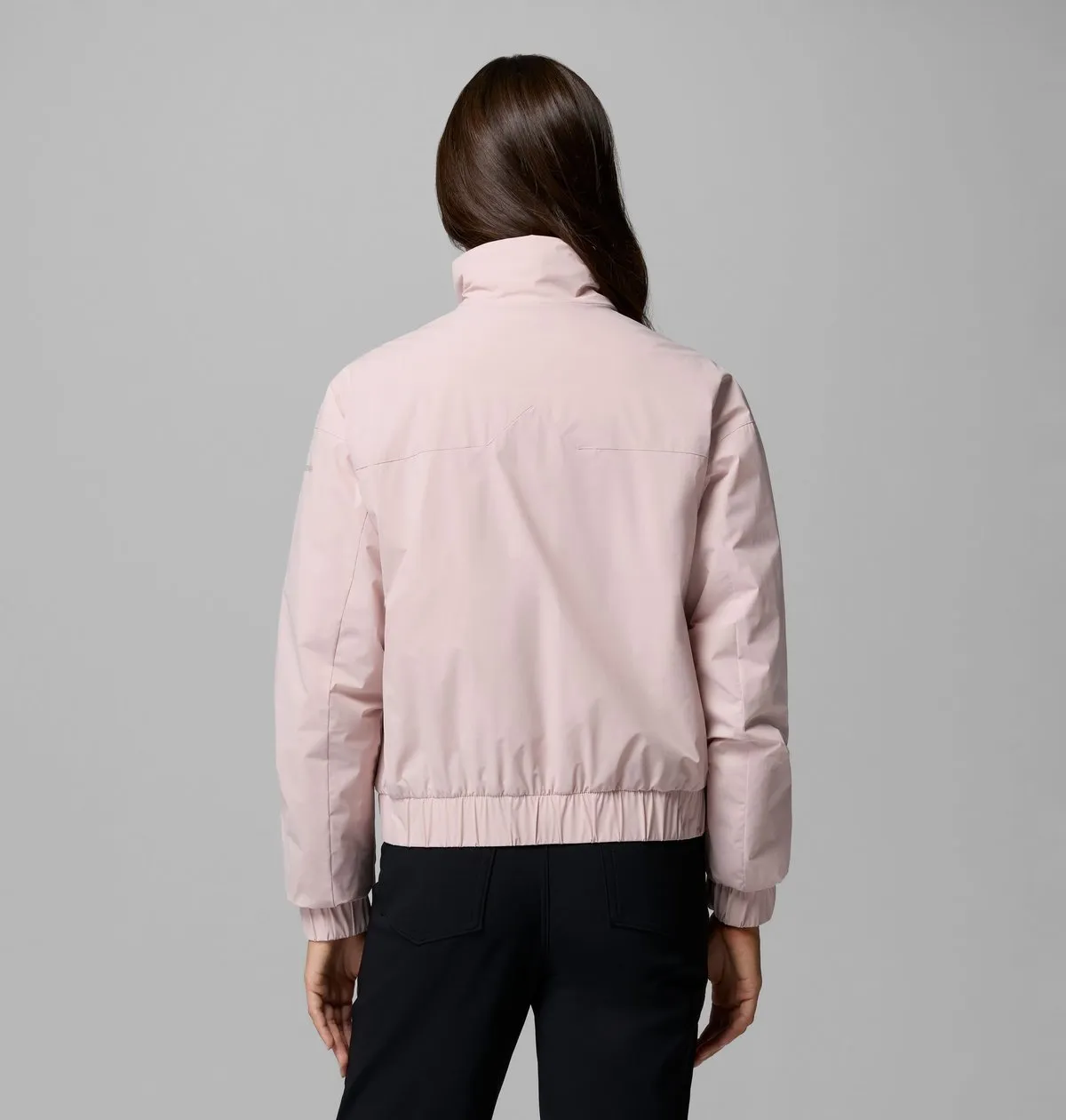 AmazeStretch Insulated Bomber Jacket in Mineral Pink