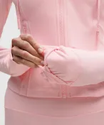 Define Cropped Hooded Jacket Nulu in Pink Pearl