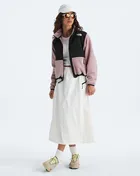 Womens Retro Denali Jacket TNF Metal PinkTNF Black HERO2