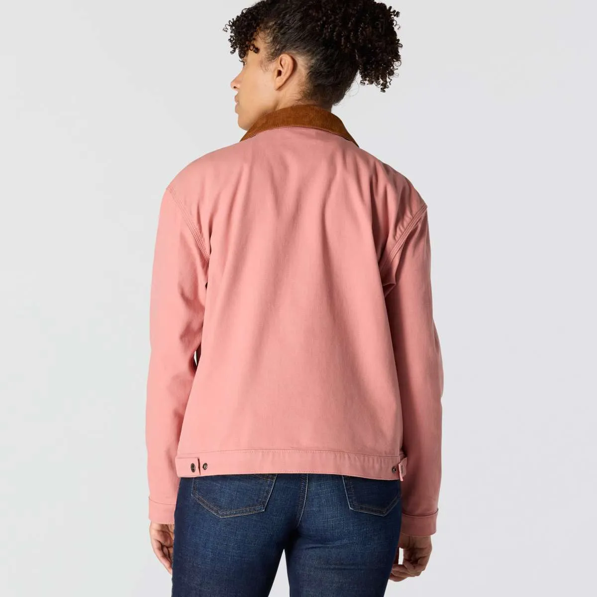 Women's Iconic Crawford Canvas Detroit Jacket in Rose Tint