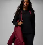 Women’s Amaze Puff Long Hooded Jacket in Mineral Pink