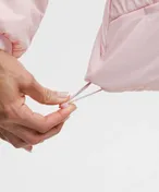 Water-Resistant Insulated Hooded Jacket in Porcelain Pink