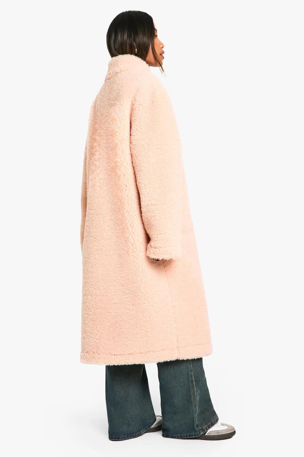 Reversible Longline Aviator in Pink