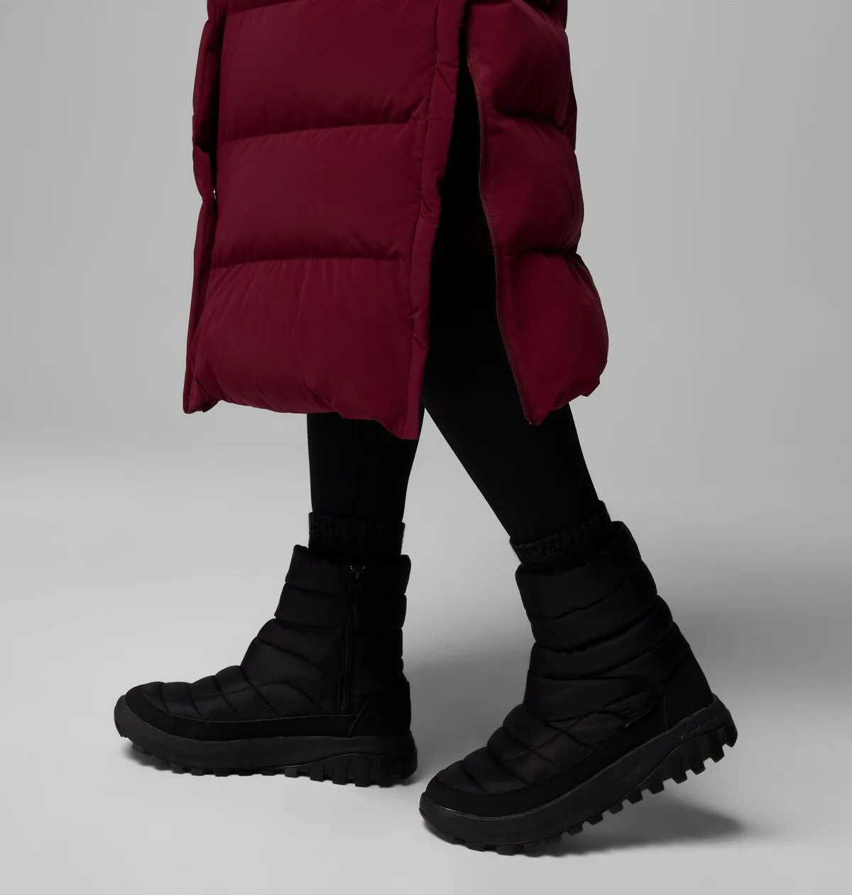 Women’s Amaze Puff Long Hooded Jacket in Mineral Pink