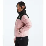 Women’s 1996 Retro Nuptse Jacket in Metal Pink / TNF Black