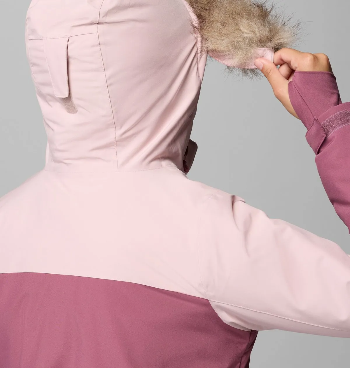 Ava Alpine II Insulated Jacket in Mineral Pink, Antique Mauve