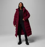 Women’s Amaze Puff Long Hooded Jacket in Mineral Pink