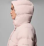 Women’s Amaze Puff Hooded Jacket in Mineral Pink
