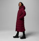 Women’s Amaze Puff Long Hooded Jacket in Mineral Pink