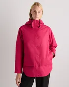 Weather Proof Oversized Rain Jacket in Amaranth Pink
