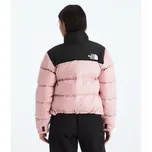 Women’s 1996 Retro Nuptse Jacket in Metal Pink / TNF Black