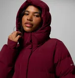 Women’s Amaze Puff Long Hooded Jacket in Mineral Pink