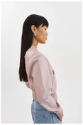 Kordella | Reversible Leather Bomber Jacket, Alternate, color, Rose/Silver