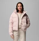 Women’s Amaze Puff Hooded Jacket in Mineral Pink