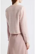 Bouclé Jacket, Alternate, color, SLIPPER PINK