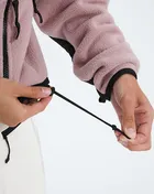 Womens Retro Denali Jacket TNF Metal PinkTNF Black ALT1