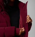 Women’s Amaze Puff Long Hooded Jacket in Mineral Pink