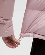 Wunder Puff 600-Down-Fill Cropped Jacket in Porcelain Pink