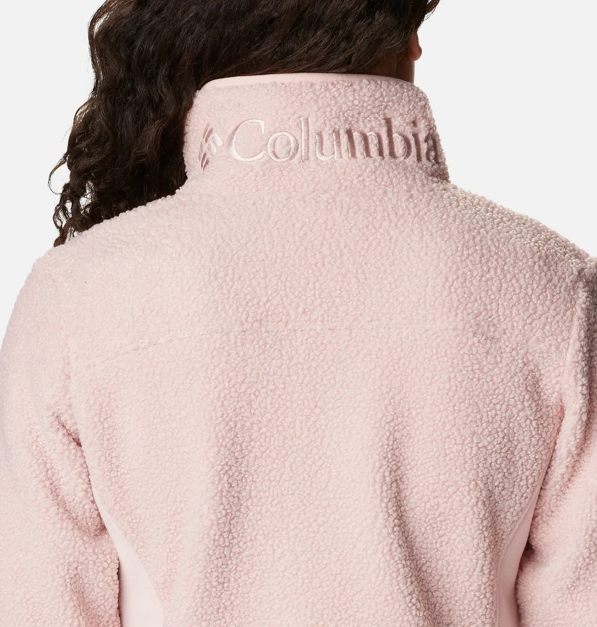 Panorama Full Zip Jacket in Dusty Pink