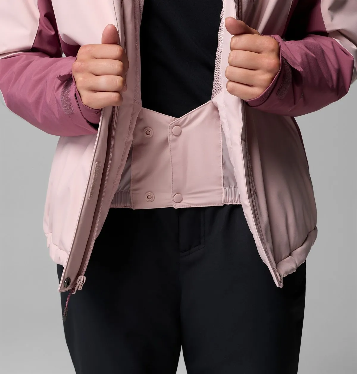 Ava Alpine II Insulated Jacket in Mineral Pink, Antique Mauve