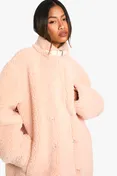 Reversible Longline Aviator in Pink