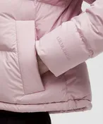 Wunder Puff 600-Down-Fill Cropped Jacket in Porcelain Pink