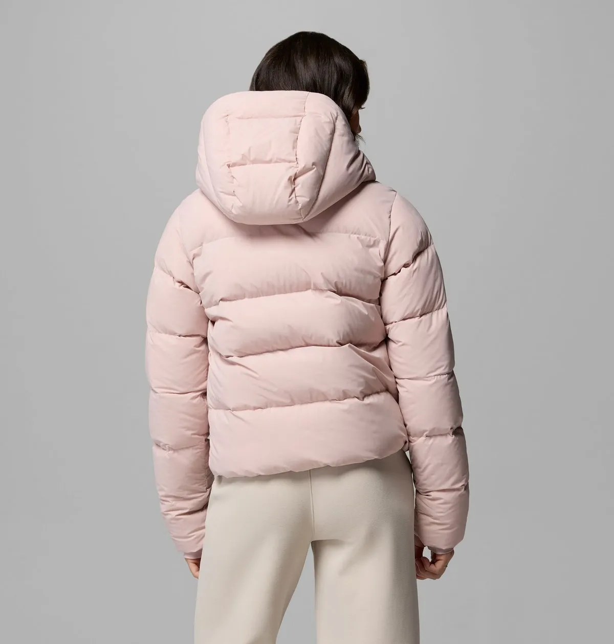 Women’s Amaze Puff Hooded Jacket in Mineral Pink