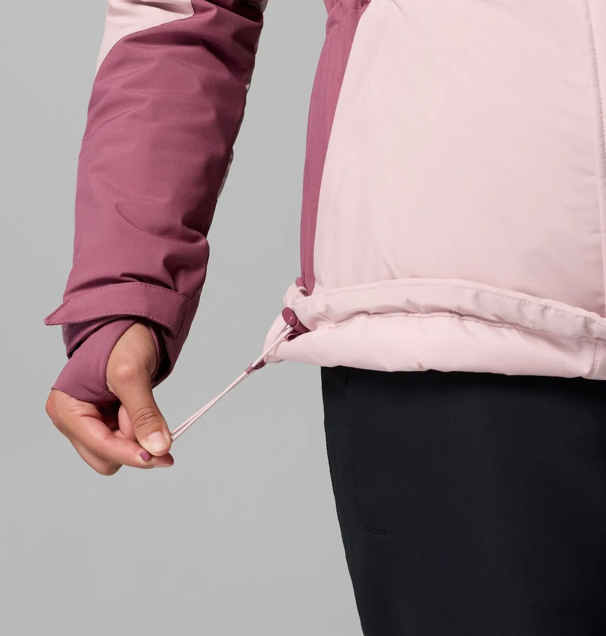 Ava Alpine II Insulated Jacket in Mineral Pink, Antique Mauve
