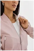 Kordella | Reversible Leather Bomber Jacket, Alternate, color, Rose/Silver
