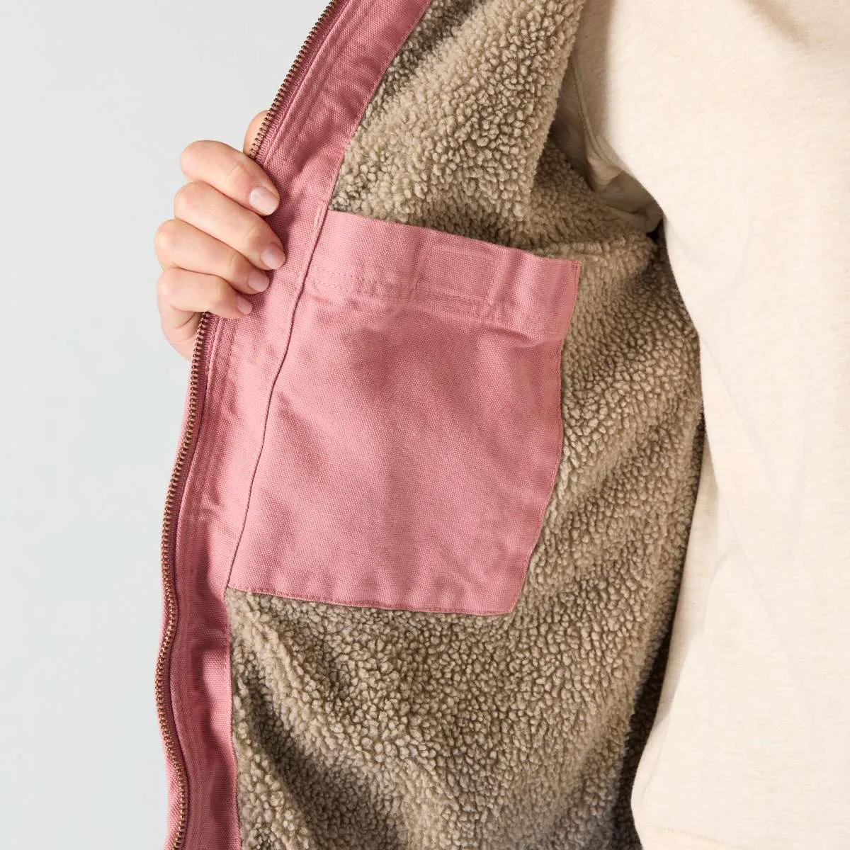 Women's Iconic Washed Duck Sierra Jacket in Rose Tint