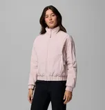 AmazeStretch Insulated Bomber Jacket in Mineral Pink