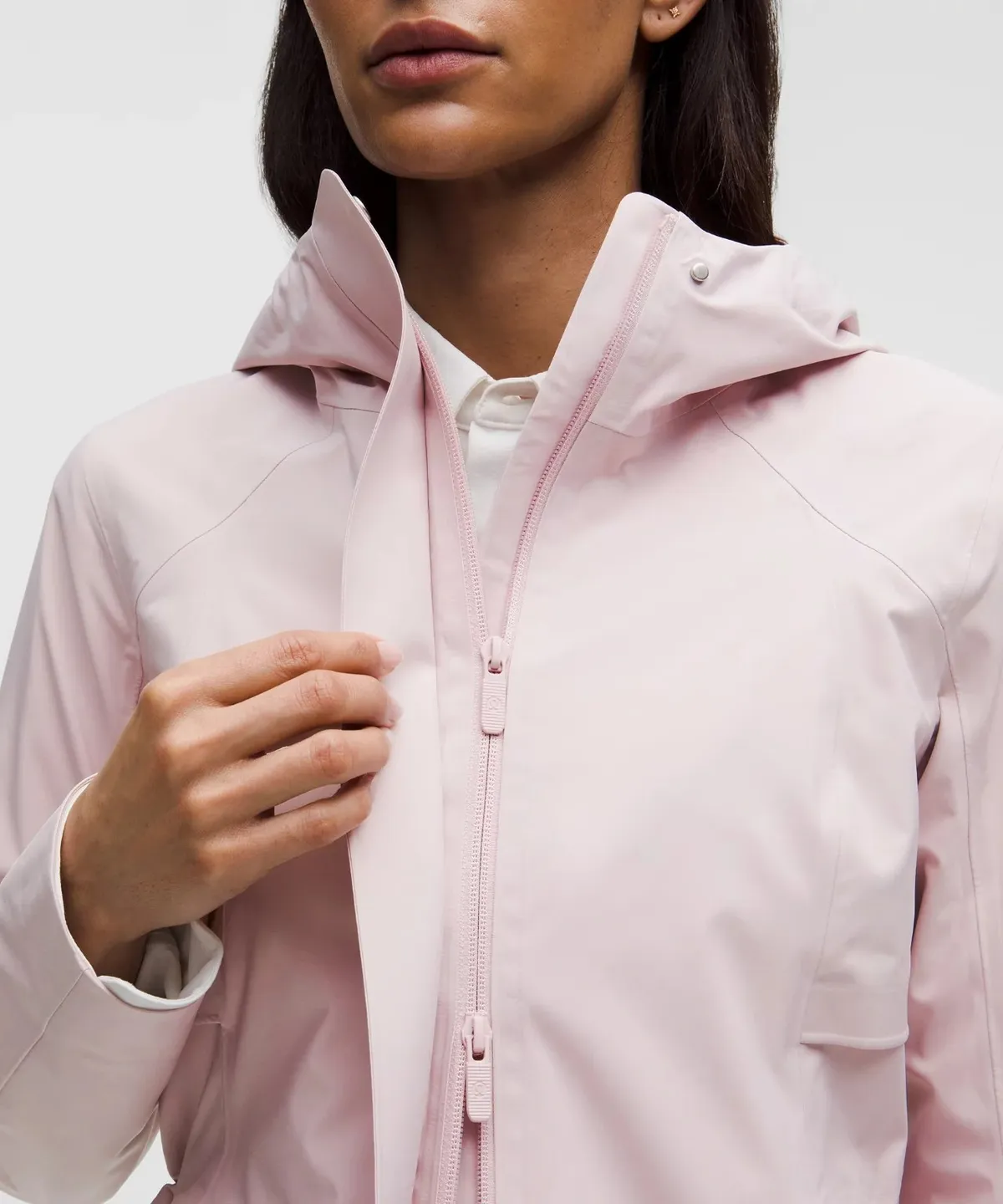 Rain Rebel Waterproof Jacket in Porcelain Pink