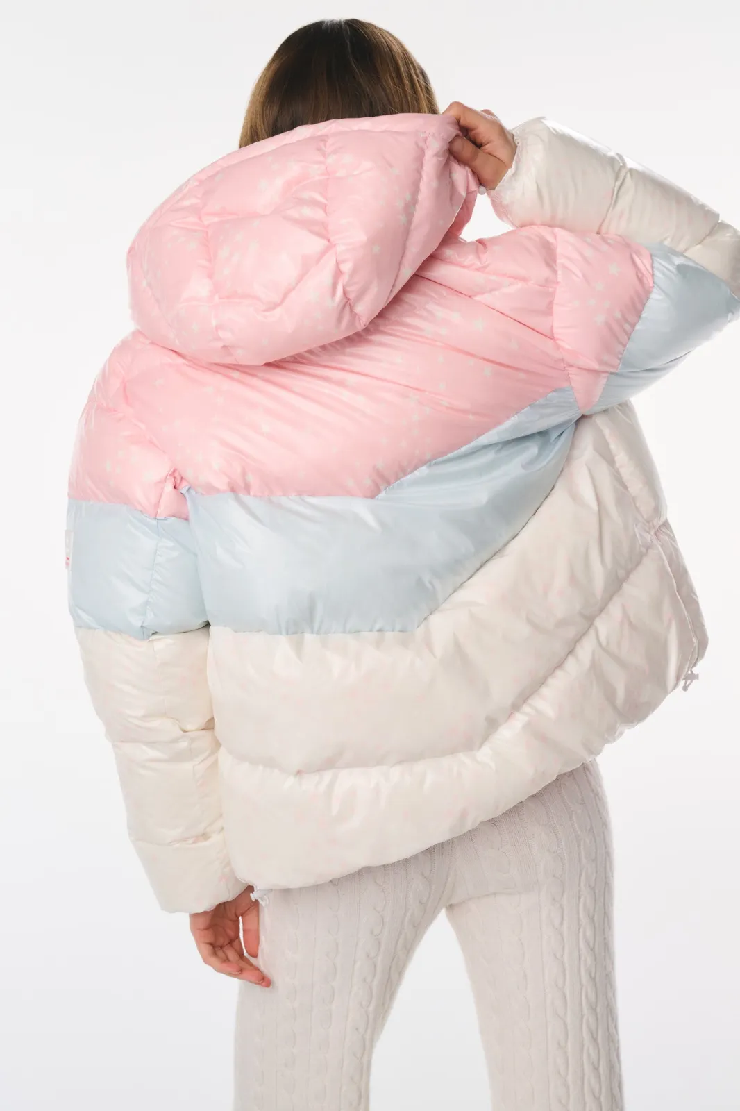 BOGNER FIRE+ICE x LoveShackFancy Vally-D Jacket in PINK CLOUDS