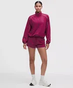 Two-Toned Track Jacket in Raspberry Rave