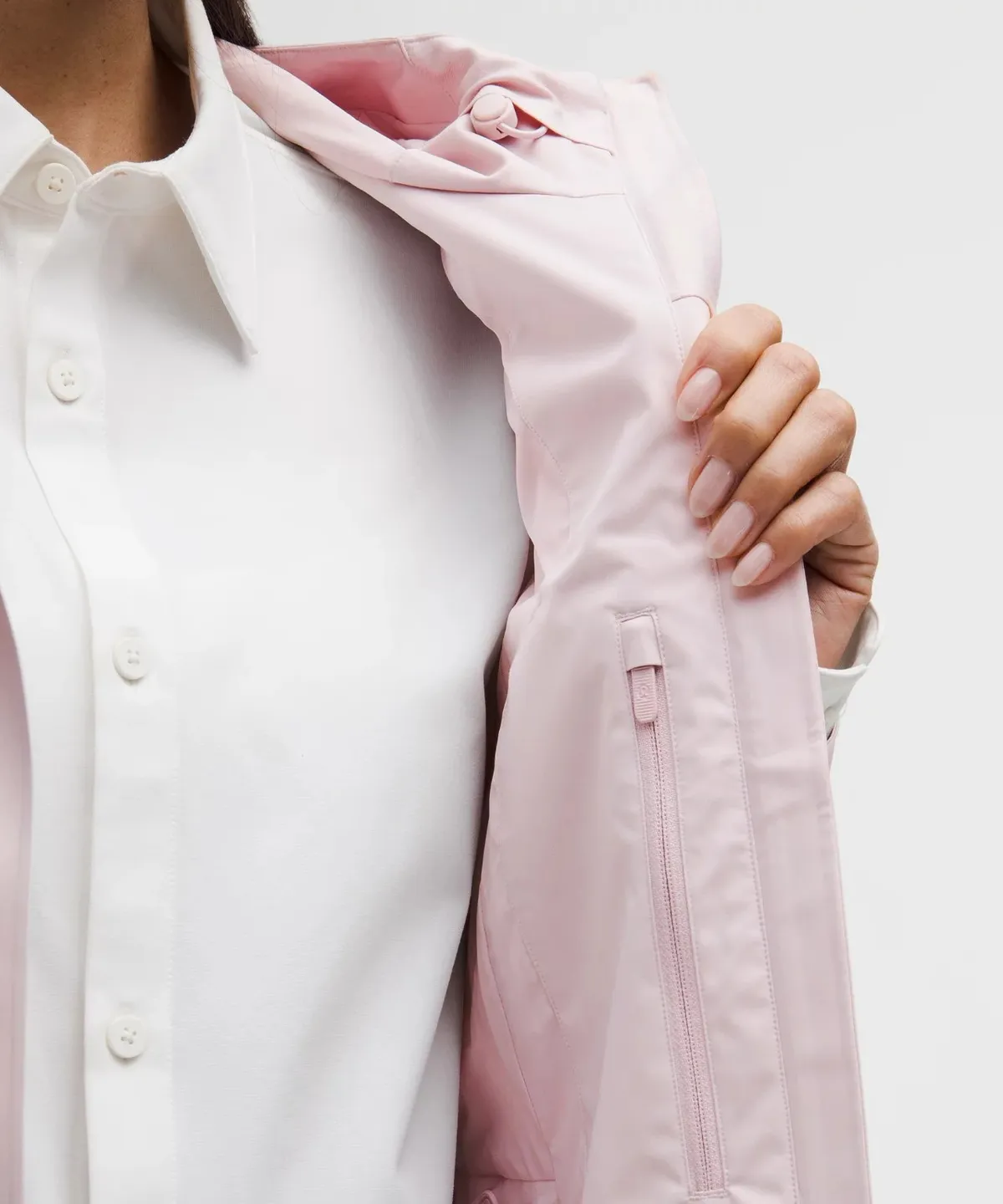 Rain Rebel Waterproof Jacket in Porcelain Pink